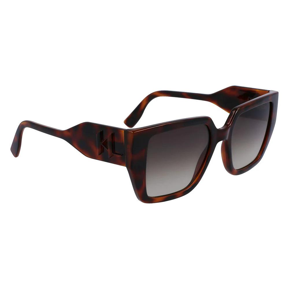 Lunettes de soleil marron injectées Karl Lagerfeld