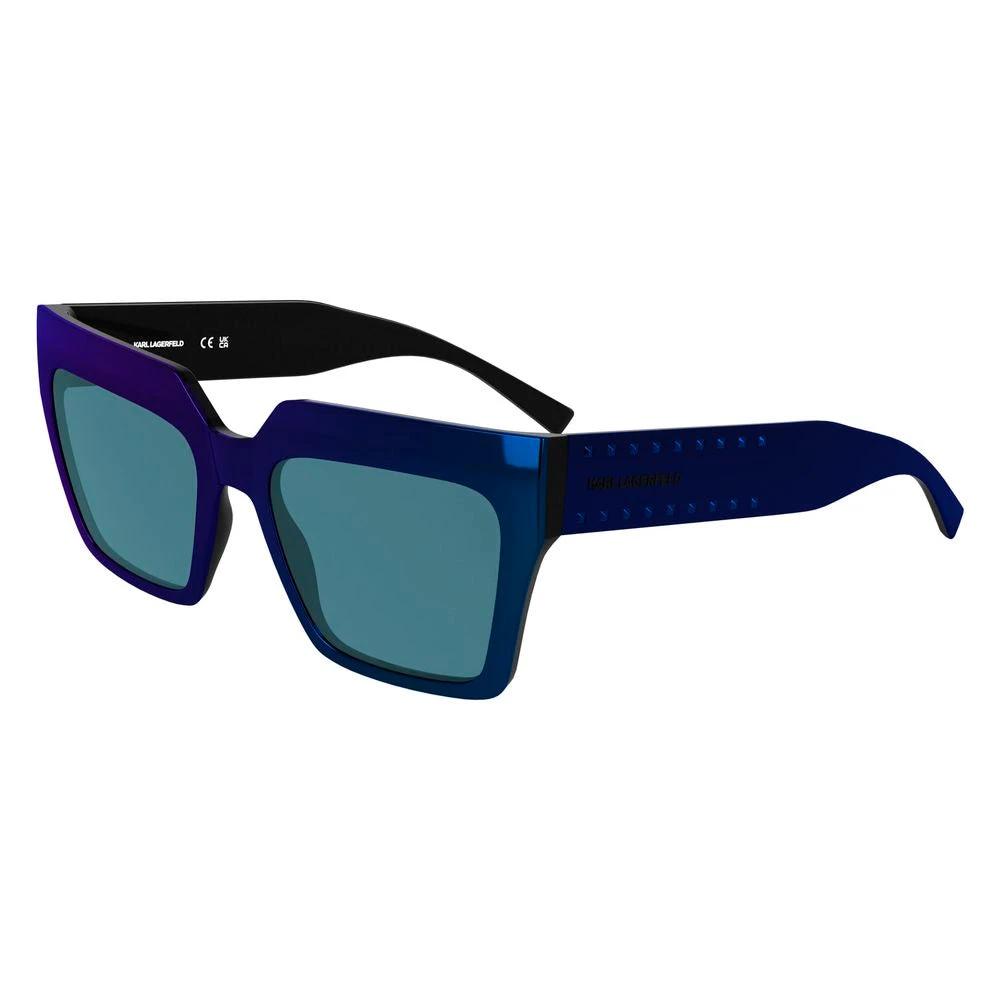 Lunettes de soleil Karl Lagerfeld à injection de bleu
