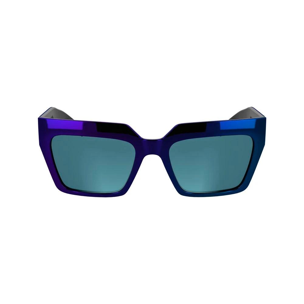 Lunettes de soleil Karl Lagerfeld à injection de bleu