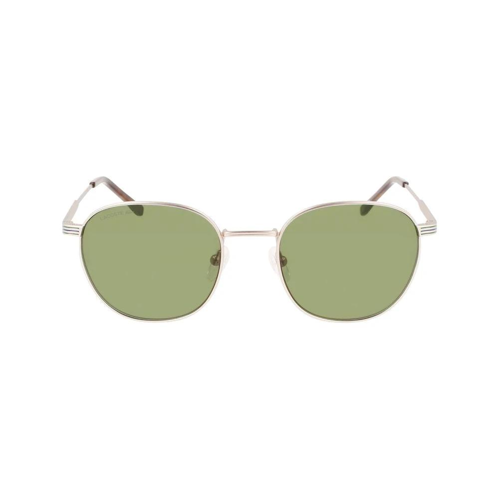 Lunettes de soleil Lacoste en métal gris