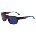 Lunettes de soleil Lacoste bleues injectées