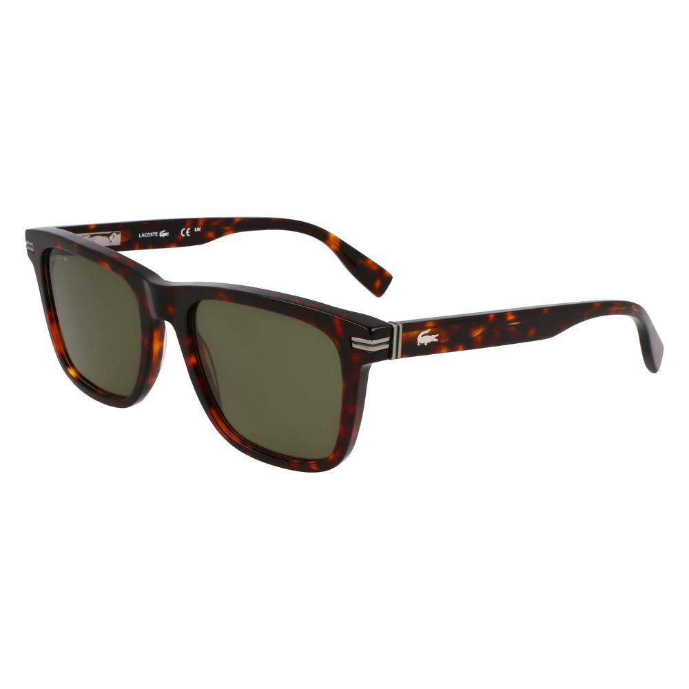 Lunettes de soleil Lacoste en acétate marron