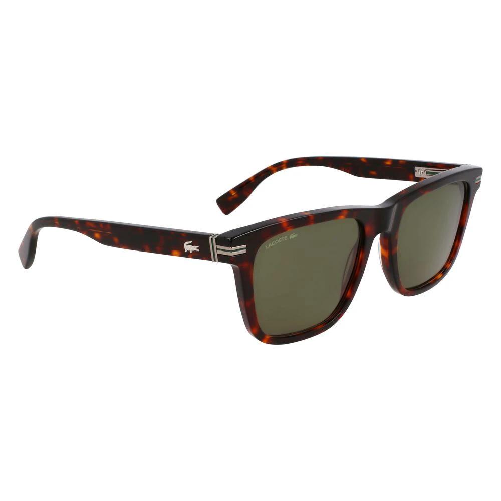 Lunettes de soleil Lacoste en acétate marron