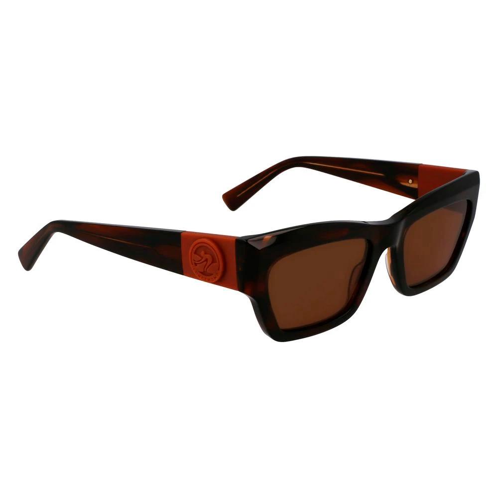 Lunettes de soleil Longchamp en acétate marron