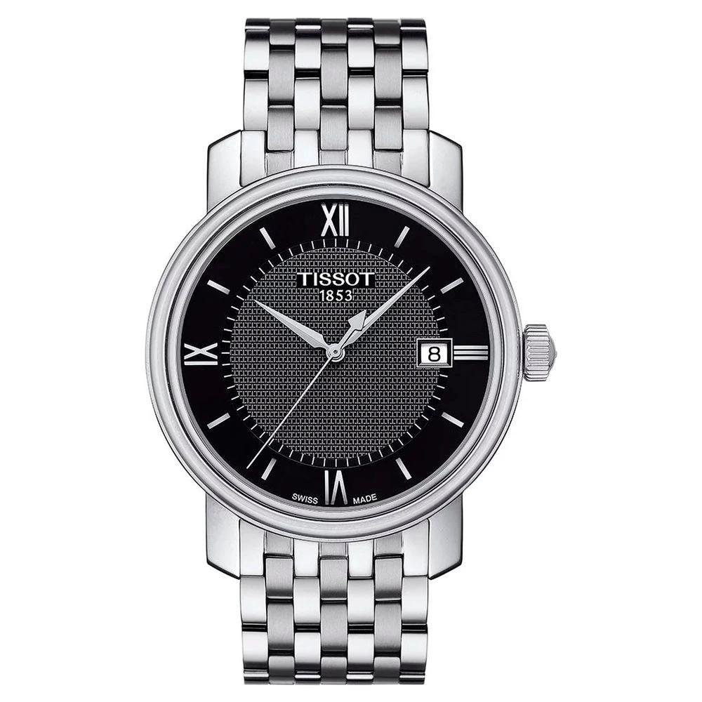 Montre habillée Tissot en acier inoxydable gris