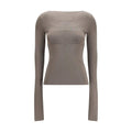 Rick Owens Gray Viscose Shirt