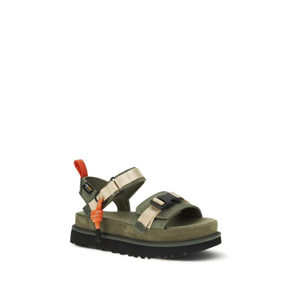 UGG Sandales plates bicolores en autres fibres