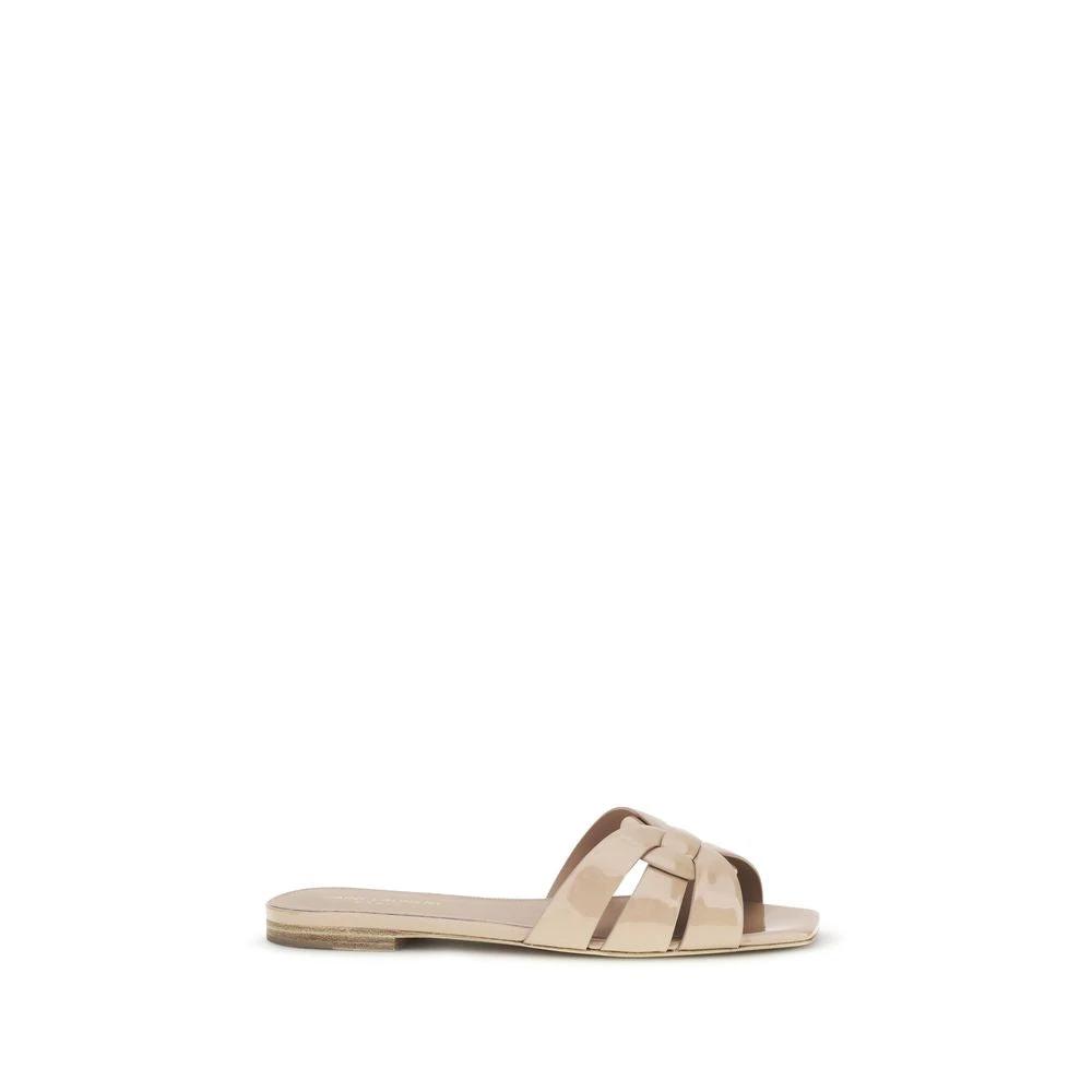 Sandales Saint Laurent en veau multicolore Bos Taurus