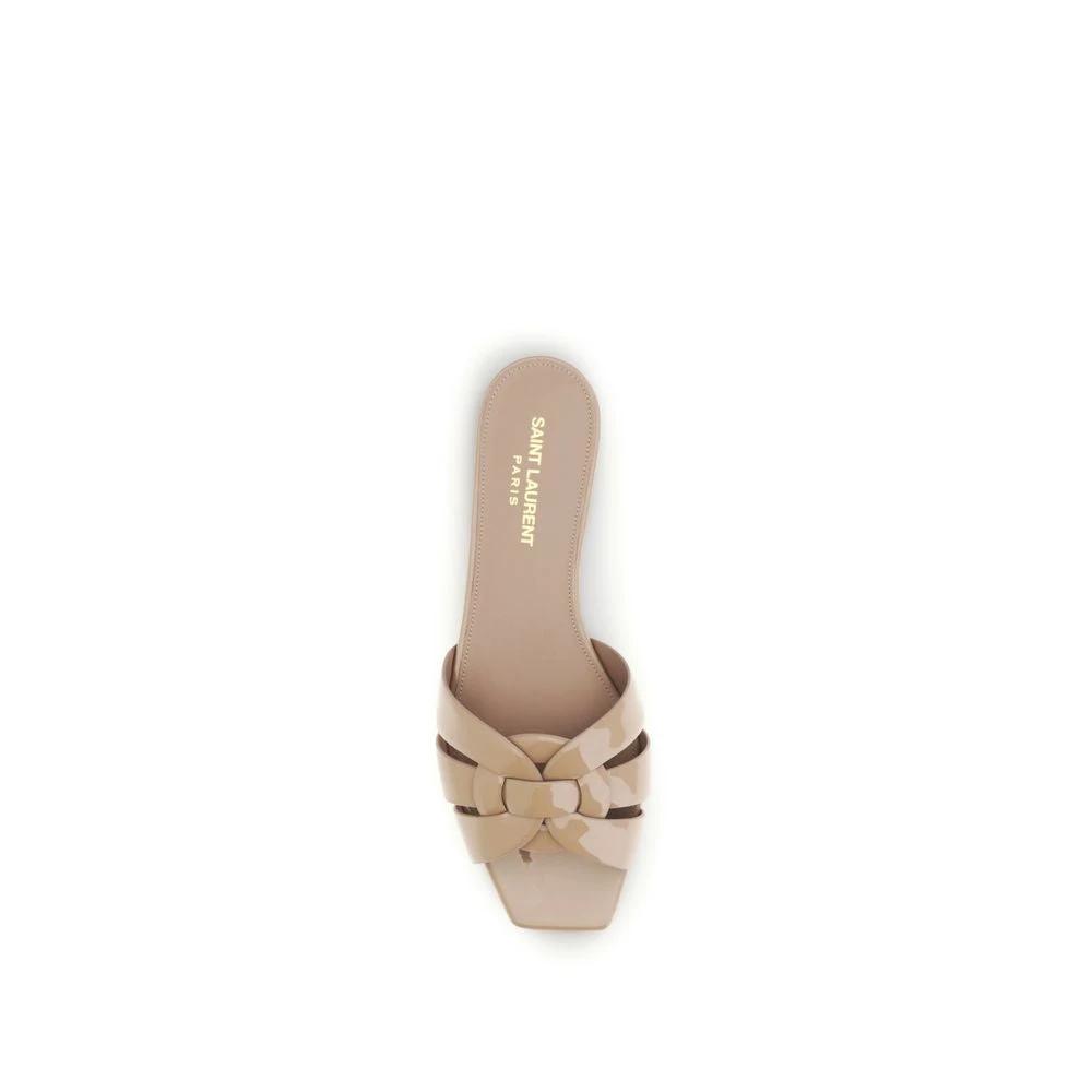 Sandales Saint Laurent en veau multicolore Bos Taurus