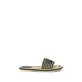 Sandales plates Chloé en raphia multicolore
