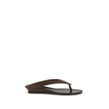 Giuseppe Zanotti Brown Calf Leather Bos Taurus Platform Sandals