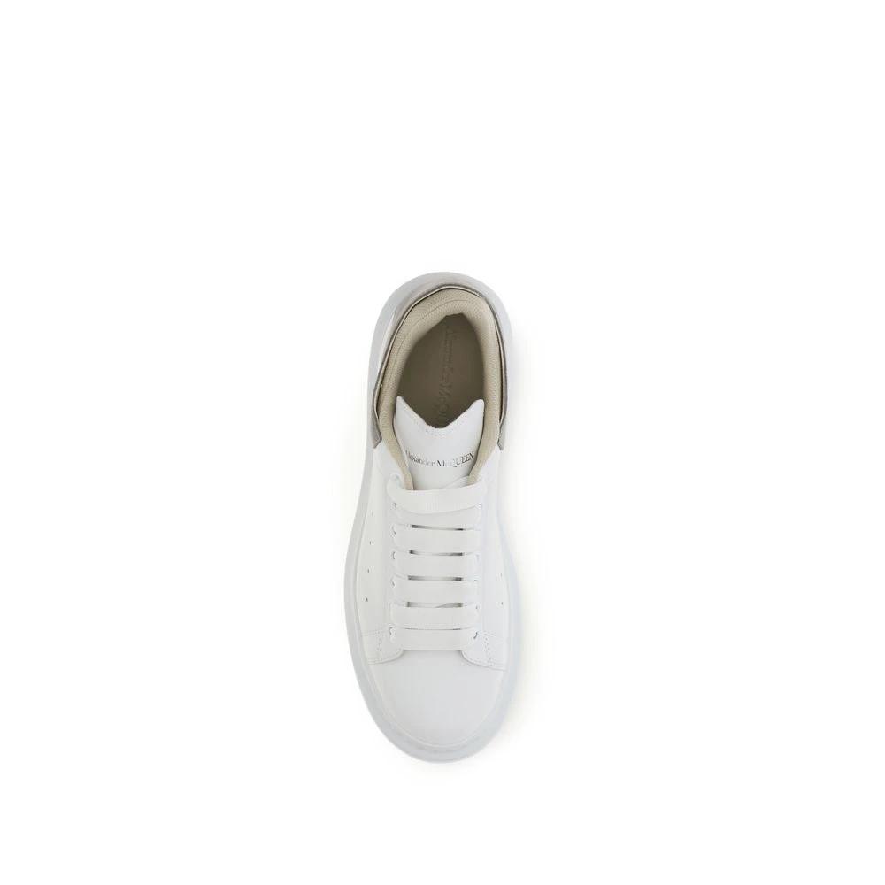 Baskets montantes Alexander McQueen Bos Taurus en cuir de veau blanc
