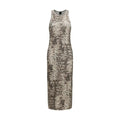 PINKO Beige Cotton Casual Dress