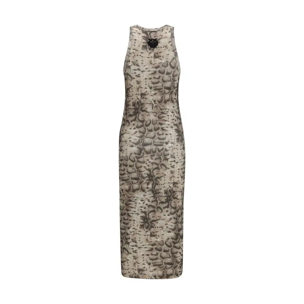 PINKO Beige Cotton Casual Dress