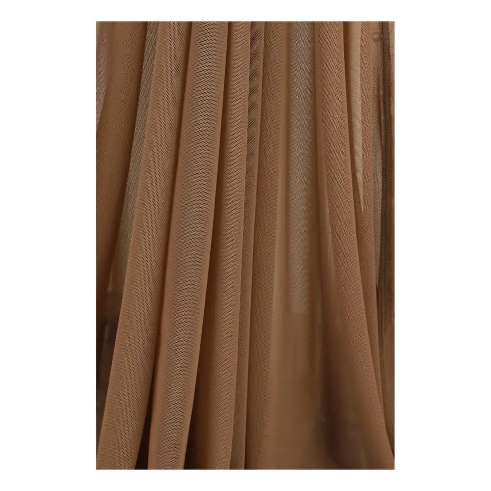 Robe longue transparente en tulle pour femme – Robe de créateur Rick Owens à manches longues SS26