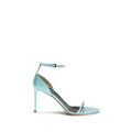 Sandales à talon aiguille Tom Ford en cuir de veau bleu Bos Taurus