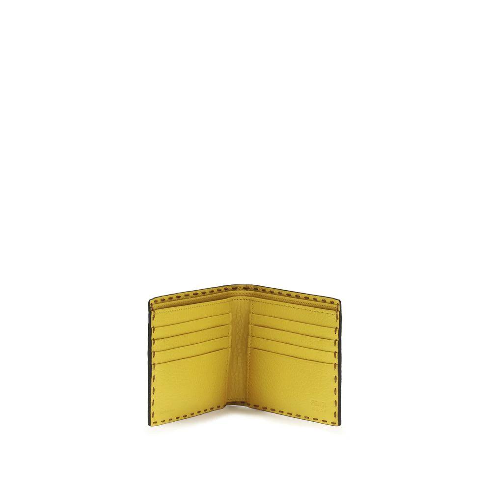 Fendi Brown Calf Leather Bos Taurus Wallet