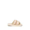 Forte_Forte Multicolor Polyester Strap-On Sandals