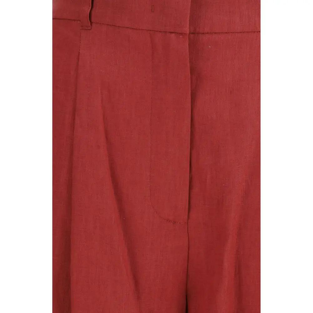 Max Mara Multicolor Linen Bermuda Shorts
