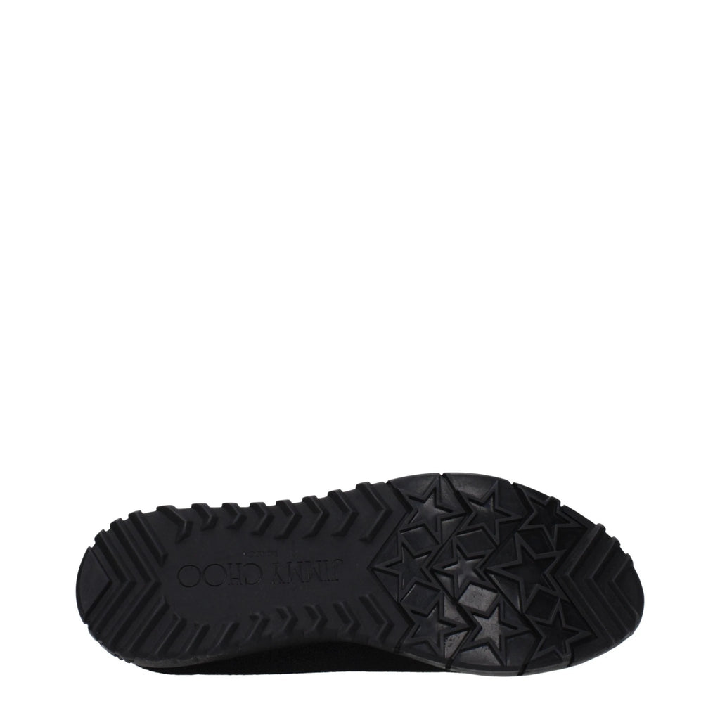 Men’s Black Slip-On Loafers – Jimmy Choo Verona Fabric Designer Shoes