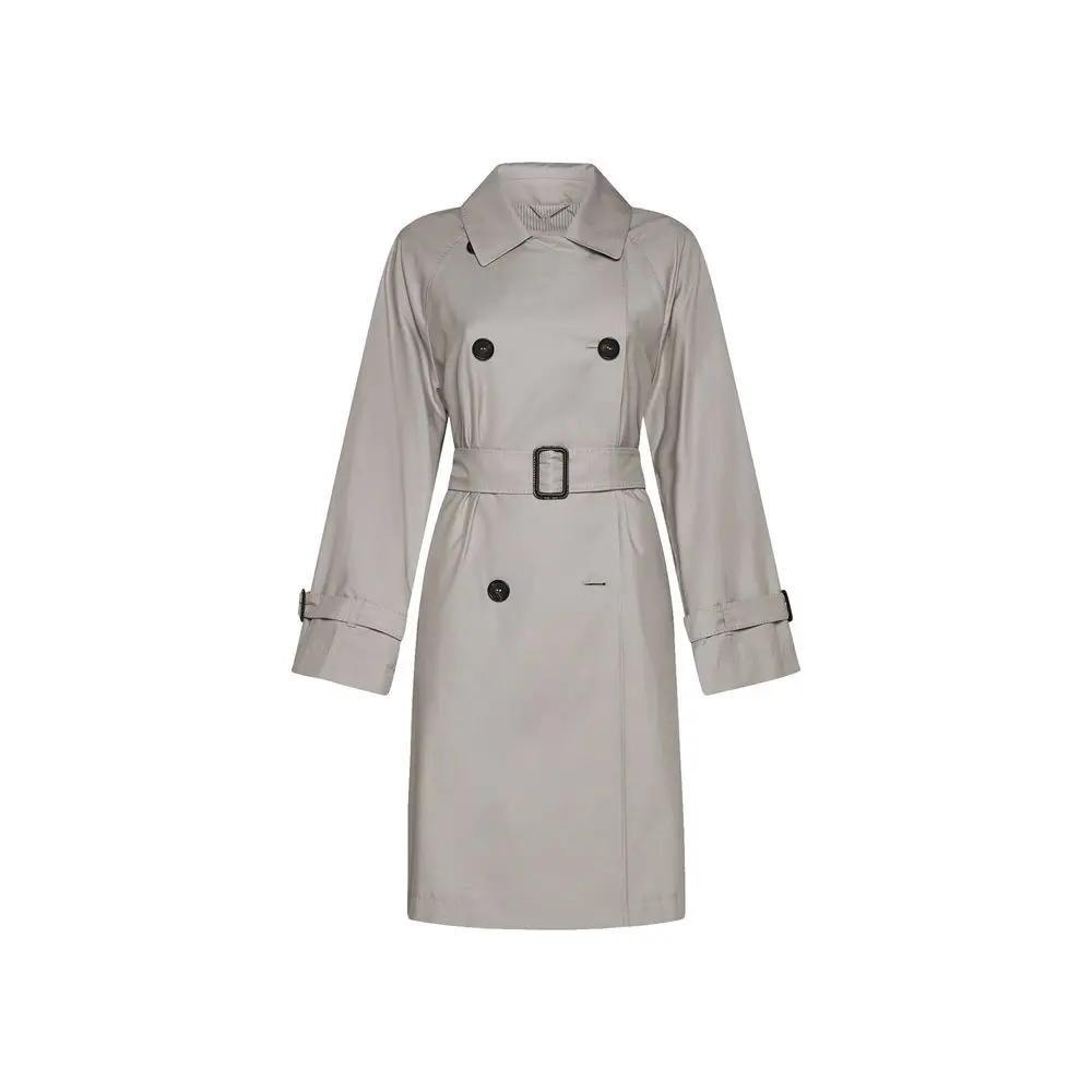 Manteau en coton beige Max Mara