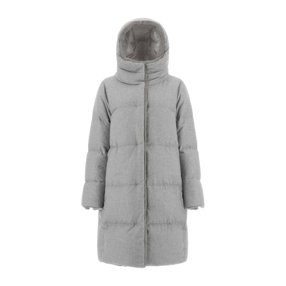 Manteau en cachemire gris Herno