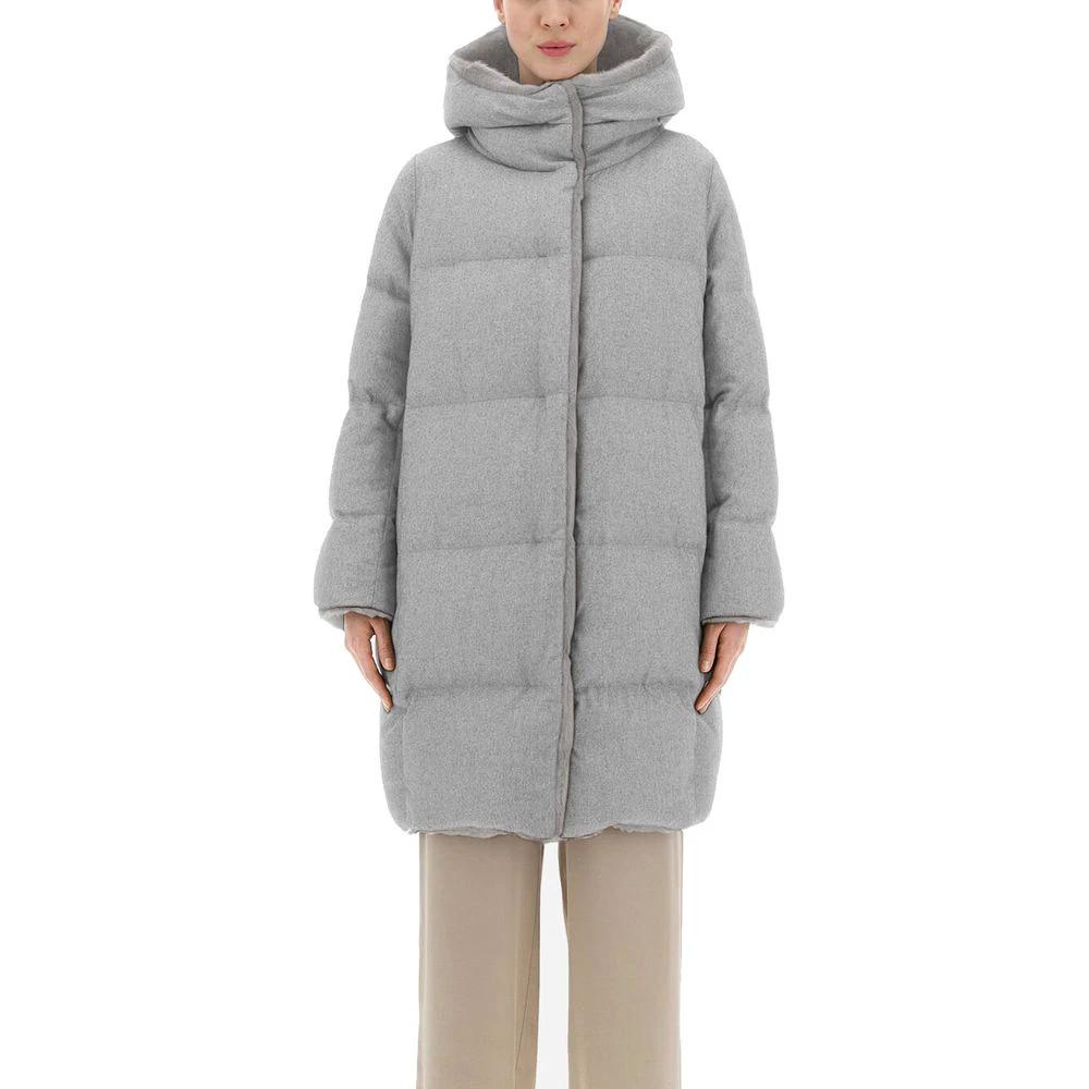 Manteau en cachemire gris Herno