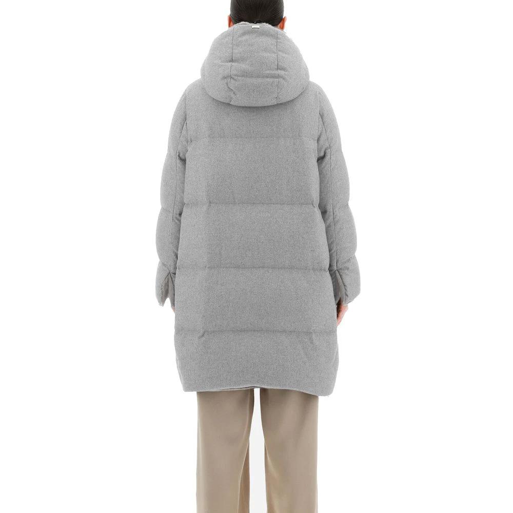 Manteau en cachemire gris Herno