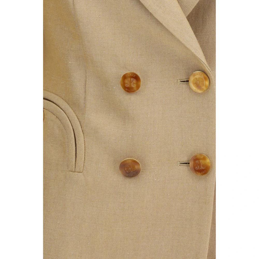 Blazer en lin beige Blazé Milano