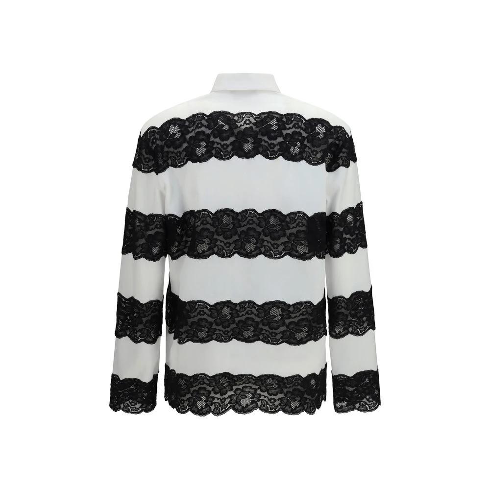 Polo blanc en coton Dolce &amp; Gabbana