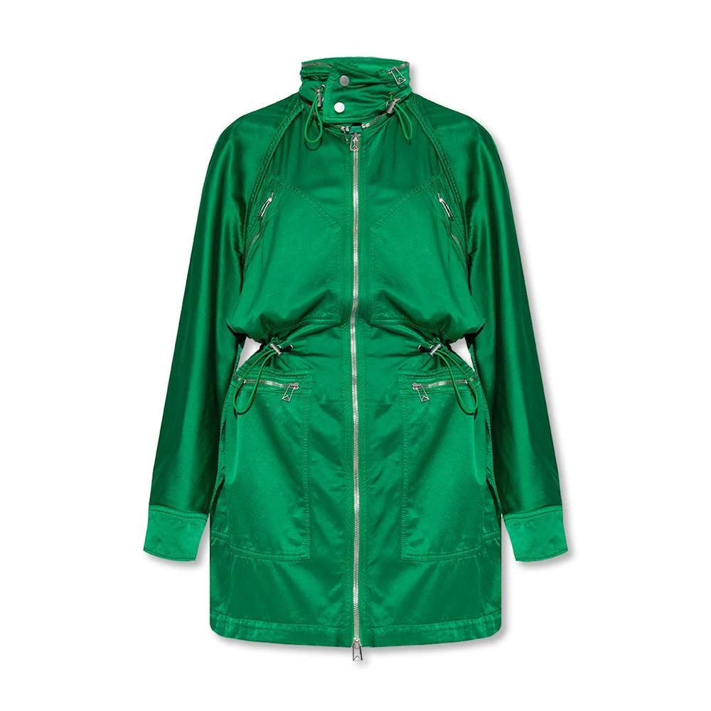 Parka bicolore en coton Bottega Veneta