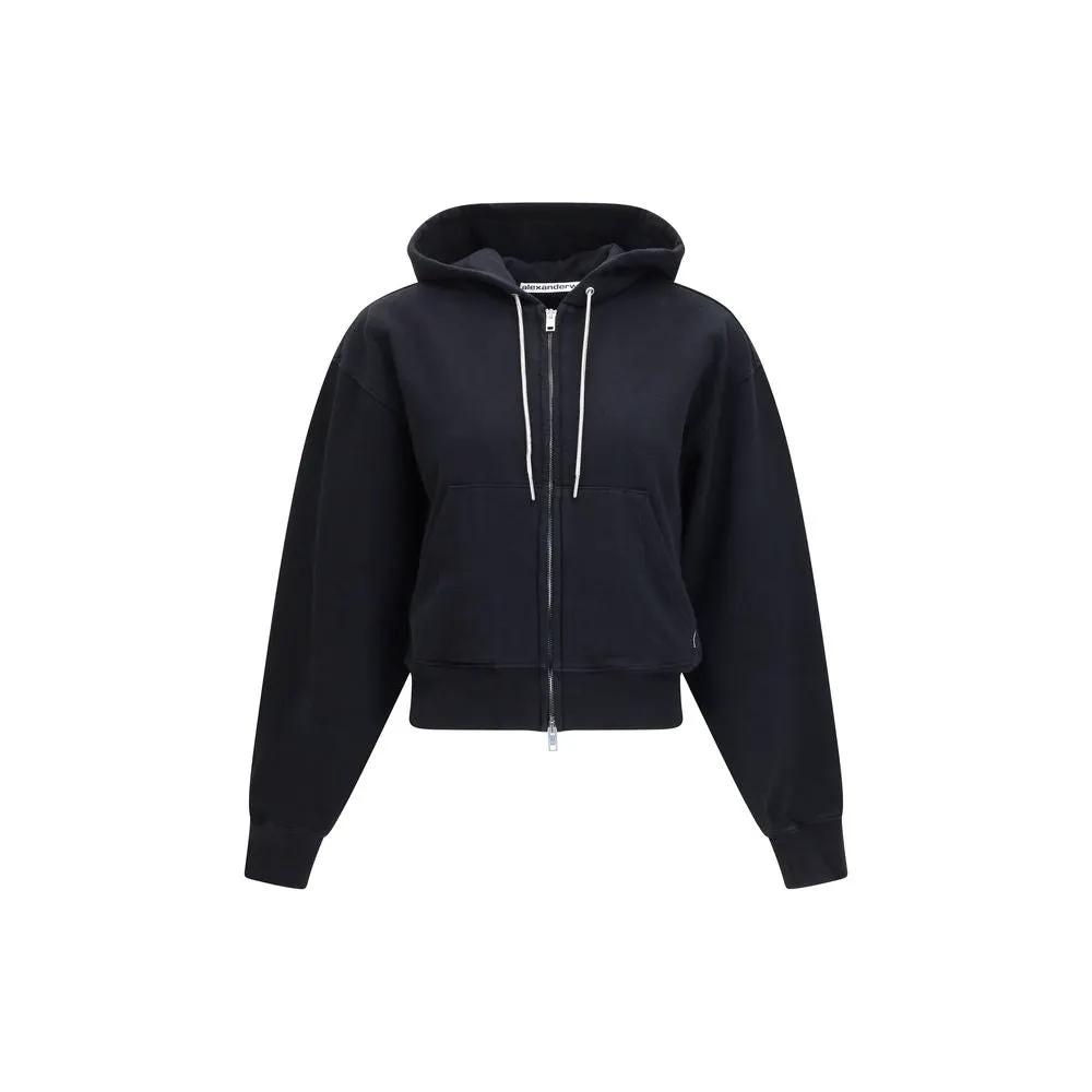 Alexander Wang Black Cotton Sweatshirt