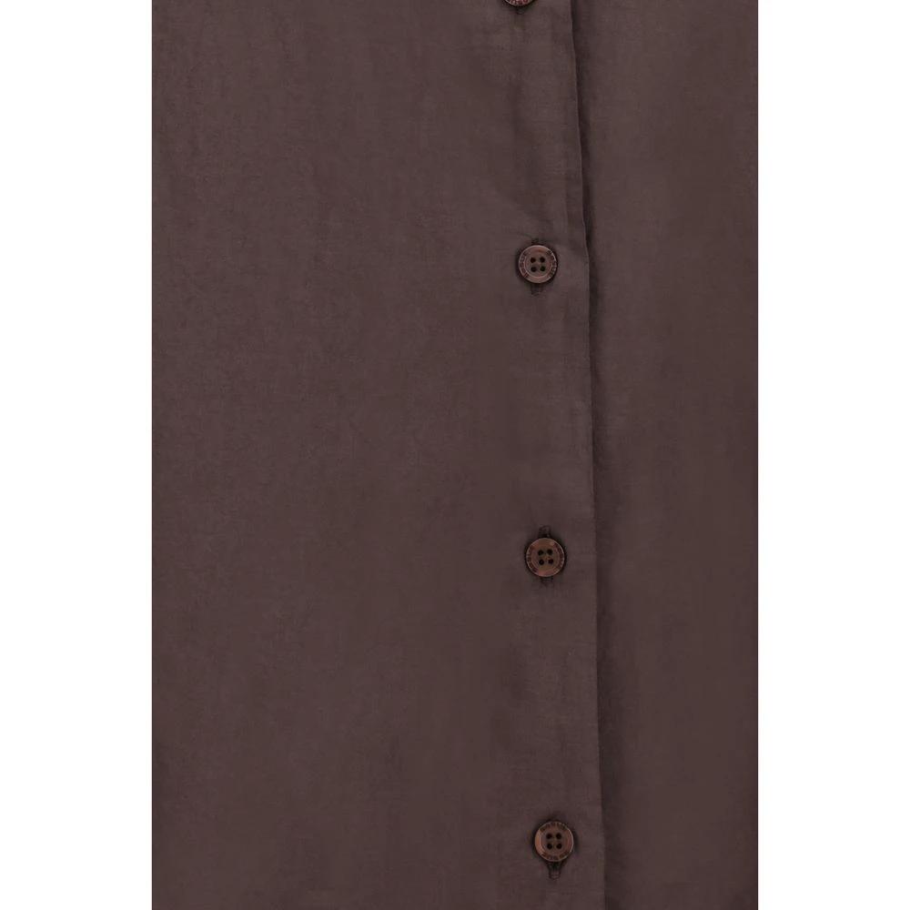 SOSUE Brown Cotton Shirt