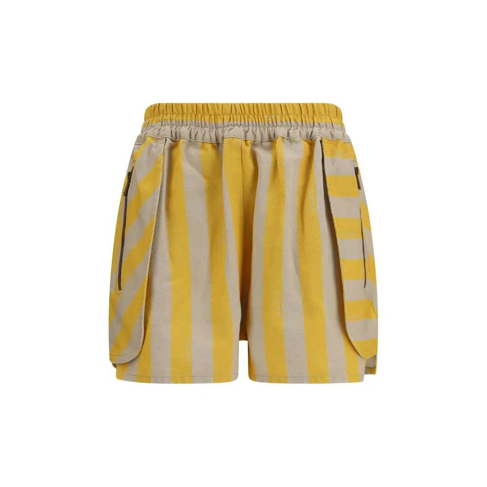 Shorts bermuda Fendi bicolore en coton
