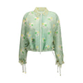 Bomber en soie bicolore Fendi