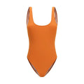 Women’s Orange One-Piece Swimsuit – Kristina Ti Elegant High-Cut Swimwear SS26