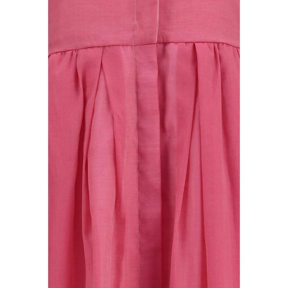 Robe multicolore coton soie femme – Sara Roka Eglelong cérémonie SS26