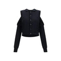 Cardigan ALAINPAUL en coton noir