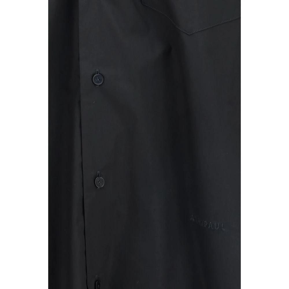 ALAINPAUL Black Cotton Shirt