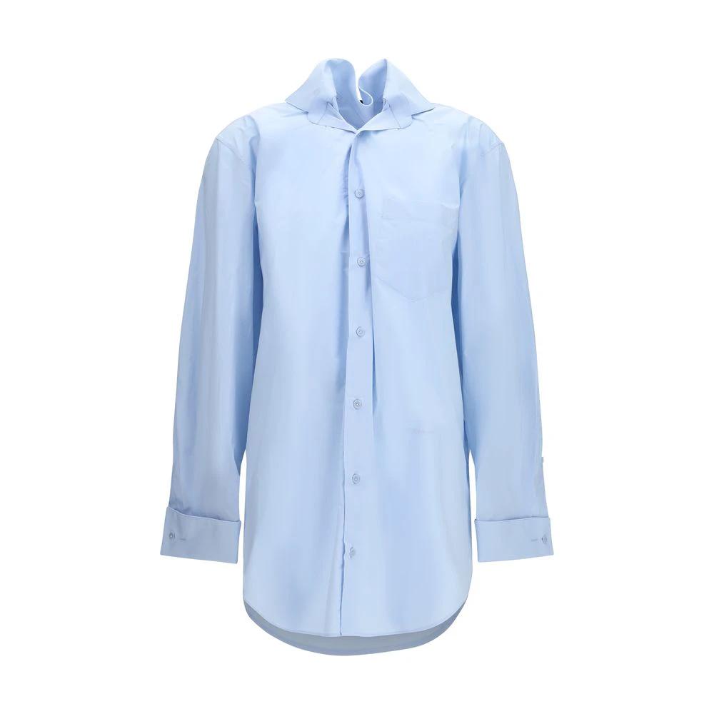 Chemise habillée en coton bleu ALAINPAUL