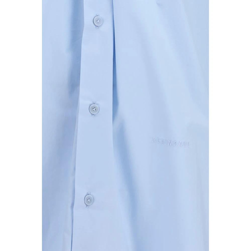 Chemise habillée en coton bleu ALAINPAUL