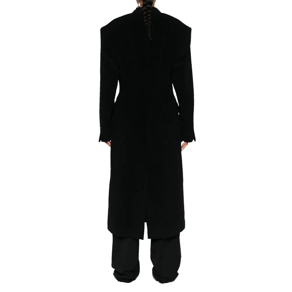 Manteau Balenciaga en cachemire noir