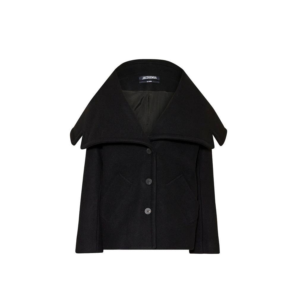 Manteau Jacquemus en Laine Vierge Noire