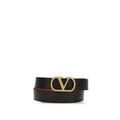 Ceinture Valentino Garavani Bos Taurus Regular en cuir de veau noir