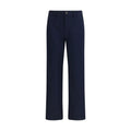 Pantalon chino Burberry bleu en coton