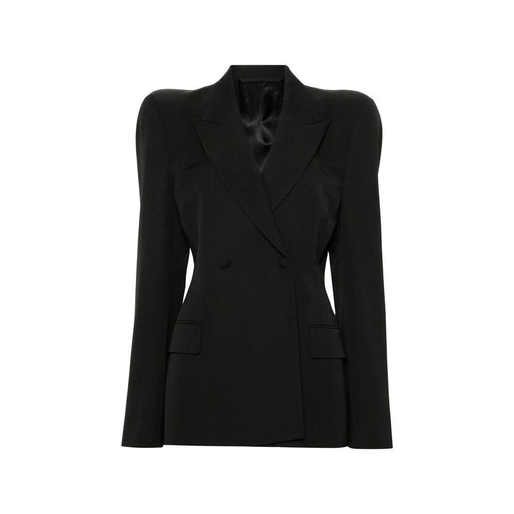 Blazer en laine noire Balenciaga