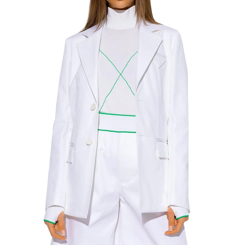 Blazer en coton blanc Bottega Veneta