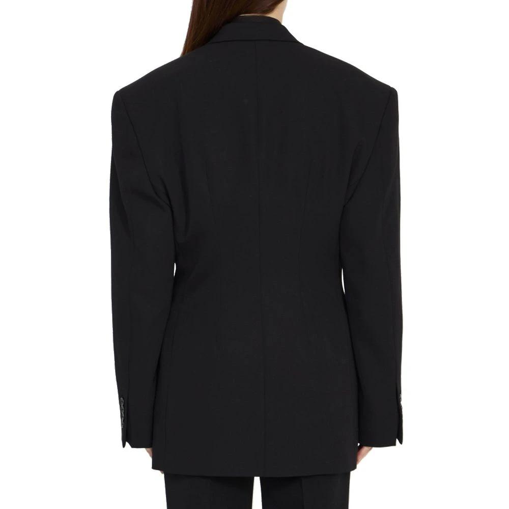 Balenciaga Black Wool Coat
