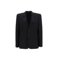 Vestes et manteaux en laine noire Balenciaga