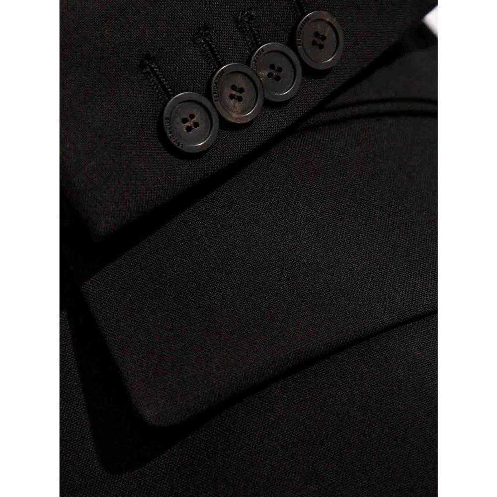 Vestes et manteaux en laine noire Balenciaga